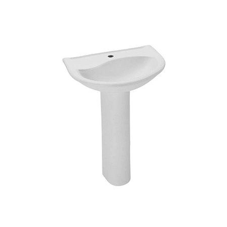 Lavatorio Kit com Coluna Calypso Branco Incepa