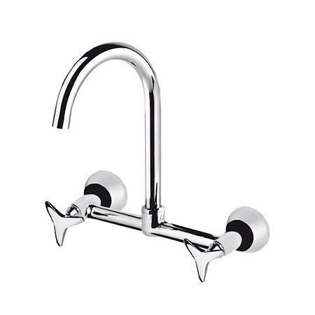 Torneira Misturador Nova Gyro Cozinha Parede 1258-NGY-CR Tigre