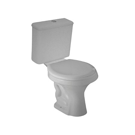 Vaso Sanitário com Caixa Acoplada Parati Cinza Logasa