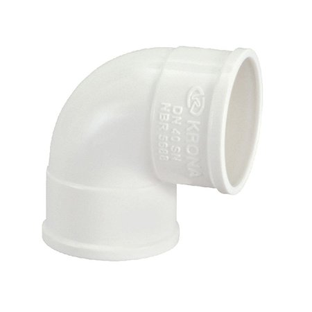 Joelho 90° Esgoto 100mm Krona