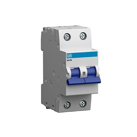 Disjuntor bipolar mdw 10a curva c Weg