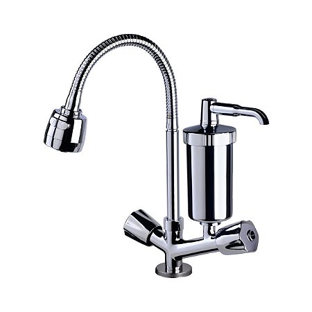 Torneira para Cozinha Gourmet com Filtro Mesa Bica Móvel 2196 C50 Carneiro