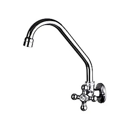 Torneira de Parede para Cozinha Gourmet Cromada 1277 Carneiro