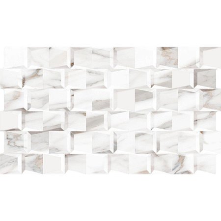 Revestimento Prisma Carrara Acetinado 31x54 Savane