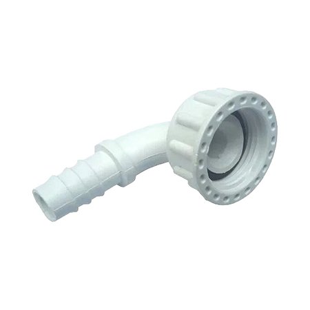 Bico Torneira para Jardim ABS Curva Cromado Bico ABS Carneiro