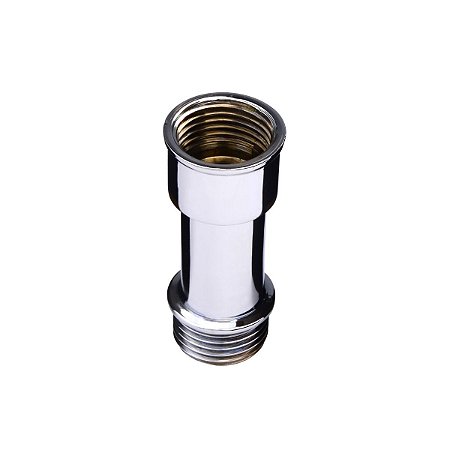 Extensao para Torneira Cromada Médio 1/2 E1/2M Carneiro