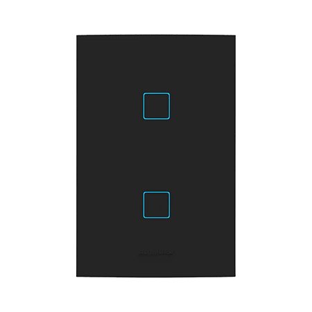 Vivax interruptor smart 2mod 4x2 preto ebano Alumbra