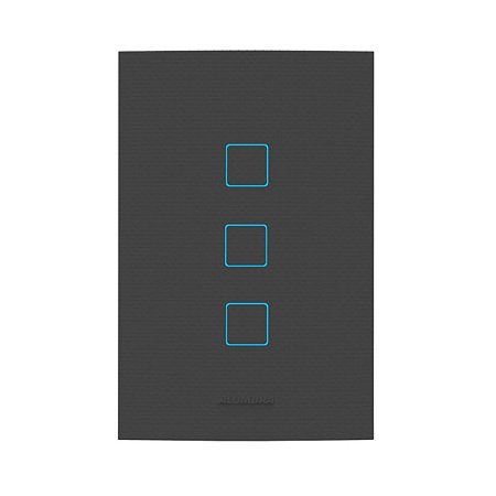 Vivax interruptor smart 3mod 4x2 grafite Alumbra