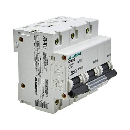 Disjuntor tripolar albr6 100a curva c Alumbra