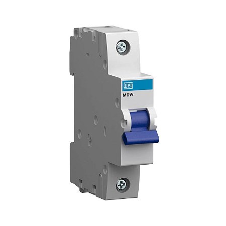 Disjuntor unipolar mdw 25a curva c Weg