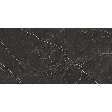 Porcelanato Splendor Nero Acetinado 62x121 HAC120013 Helena