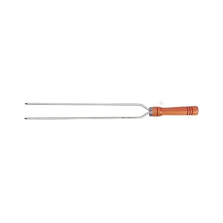 Espeto Duplo de Alumínio 80cm Mor
