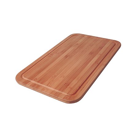 Tabua de Corte Retangular 50x30 cm Bamboo 3357 Mor