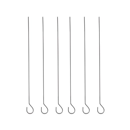 Kit Espeto Simples 37cm c/6 Espetos 3231 Mor