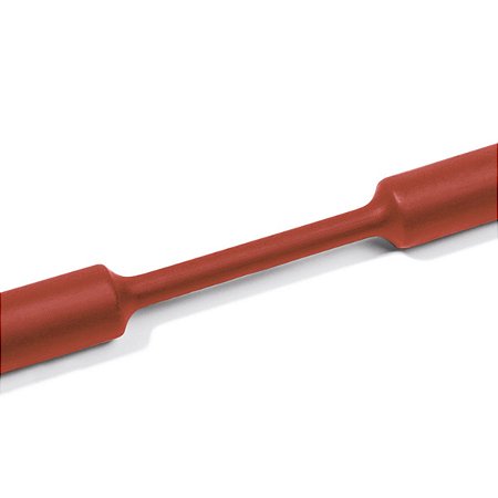 Termocontratil TCN20 4,8mm 15cm Vermelho com 10 Peças Hellermann