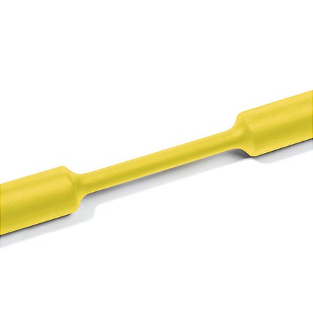 Termocontratil TCN20 9,5mm 15cm Amarelo com 10 Peças Hellermann