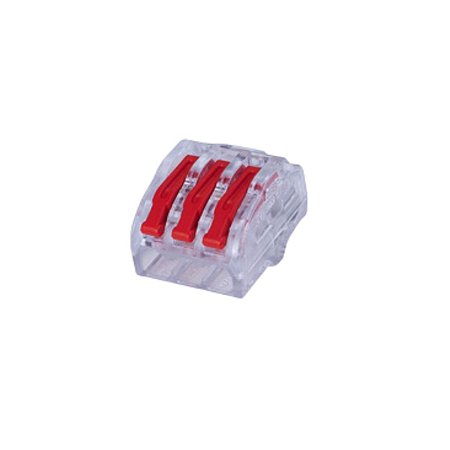 Conector Emenda 3 Polos 4,0mm com 4 Peças Hellermann