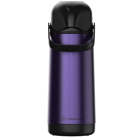 Garrafa Térmica Lúmina Inox 1 Litro Roxo Midnigth Termolar