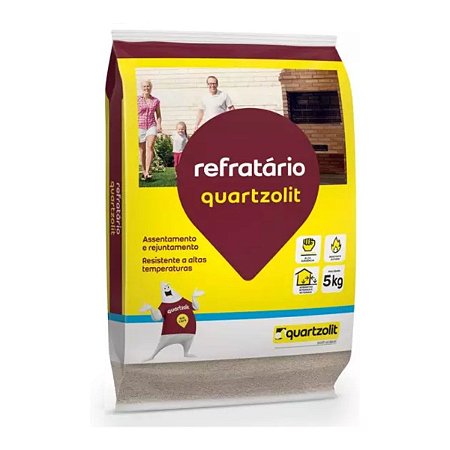 Argamassa Refratário 5KG Quartzolit