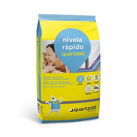 Nivela Rápido 20KG Cinza Quartzolit 926789