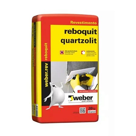 Reboquit para Interior e Exterior 20KG Quartzolit