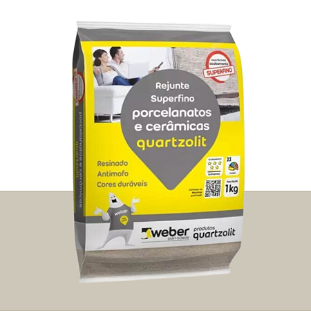 Rejunte Flexível Porcelanato 1KG Ypê Quartzolit