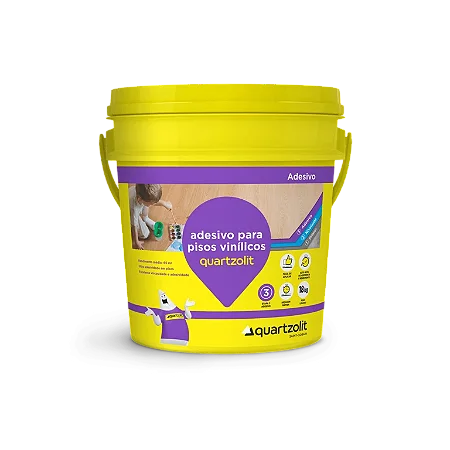 Adesivo para Piso Vinílico 4KG Branco Quartzolit 927564
