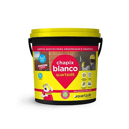 Aditivo Colante para Chapisco Chapix Blanco 3,6L Quartzolit 213396
