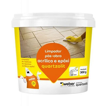 Limpador de Rejunte Acrílico Epóxi 300g Quartzolit