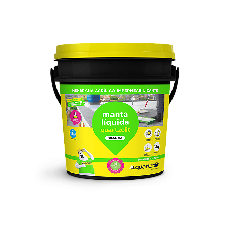 Impermeabilizante Manta Líquida Branca 18KG Quartzolit 211132