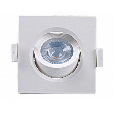 Spot de Embutir Quadrado Alltop MR16 3000K Amarelo Taschibra