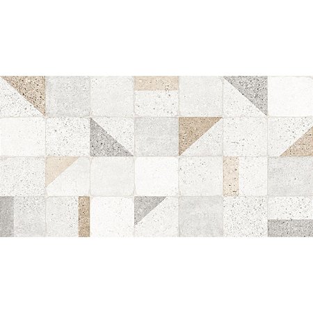 Porcelanato Terrazo Decor Acetinado 62x121 AR12066 Damme