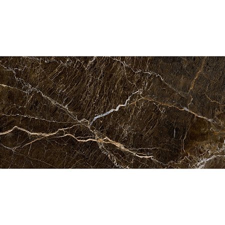 Porcelanato Elegant Brown Polido 61x120 PR12122 Damme
