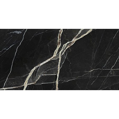 Porcelanato Nero Levanto Acetinado 62x121 AR12194 Damme