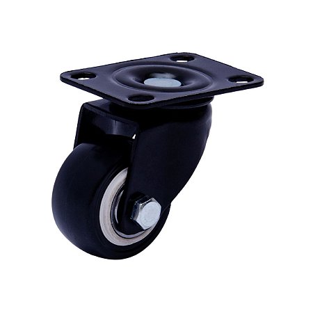 Rodizio Giratorio Gle 158 1.5/8 Nylon fp Preta 5881 Colson