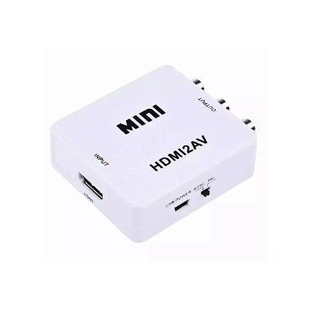 Tblack Conversor Hdmi para Av Rca 19616 Dualcomp