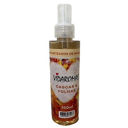 Aromatizador Spray 150ml Cascas e Folhas Vidaromas