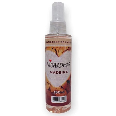 Aromatizador Spray 150ml Madeira Vidaromas