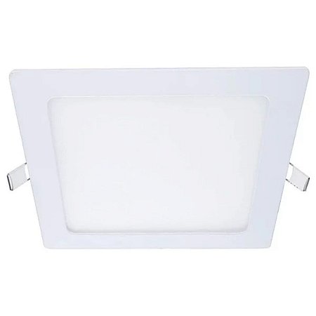 Painel LED 12W 4000K de Embutir Quadrado Bivolt Foxlux