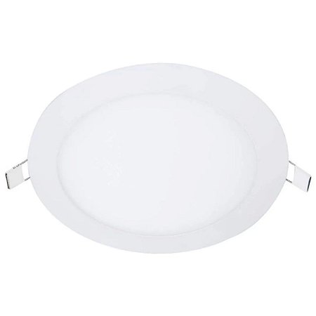 Painel LED 12W 4000K de Embutir Redondo Bivolt Foxlux