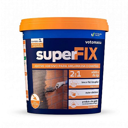 Aditivo de Aderência para Argamassas e Chapiscos SuperFIX 1L Votoran 336087