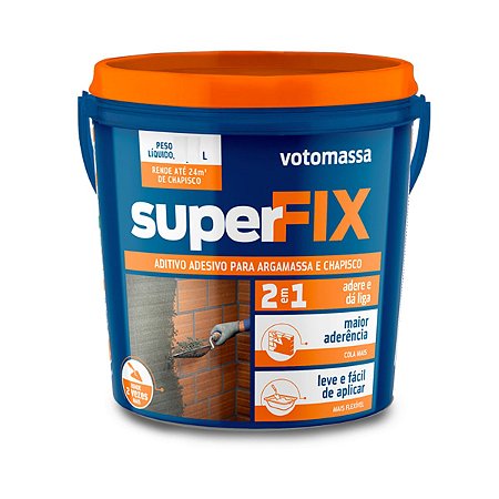 Aditivo de Aderência para Argamassas e Chapiscos SuperFIX 3,6L Votoran