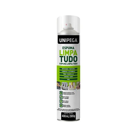 Espuma Limpa Tudo lt 400ml/385g Unipega