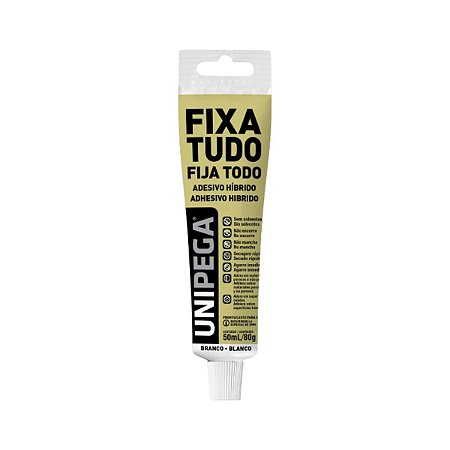Fixa tudo Branco Bisnaga Unipega