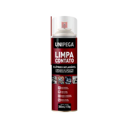 Limpa Contato Inflamavel lt 300ml/170g Unipega