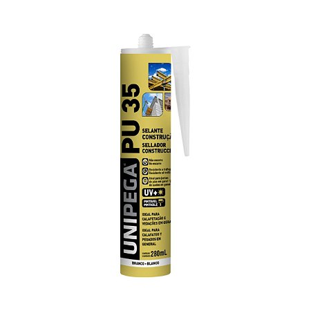 Pu35 Contrucao Branco 280ml Unipega