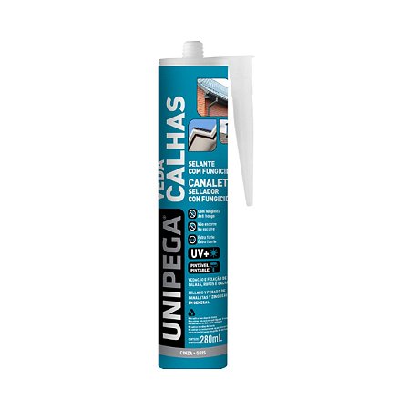 Veda calhas Cinza 280ml Unipega