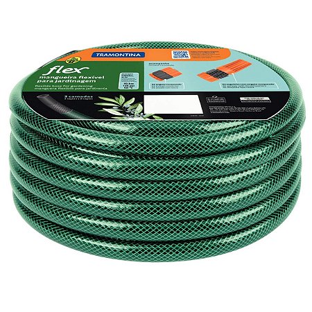 Mangueira Flex 30M com Engate e Esguicho Verde 79172300 Tramontina