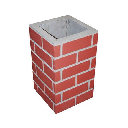 Duto Pré Moldado 30x30x50 Para Churrasqueiras Estilo Ceramica Lazer