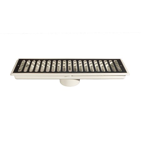 Caixa Coletora 15x50cm com Grelha Inox Estrela